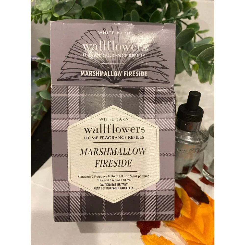 Bath & Body Works “Marshmallow Fireside” 2 New Wallflower Refills